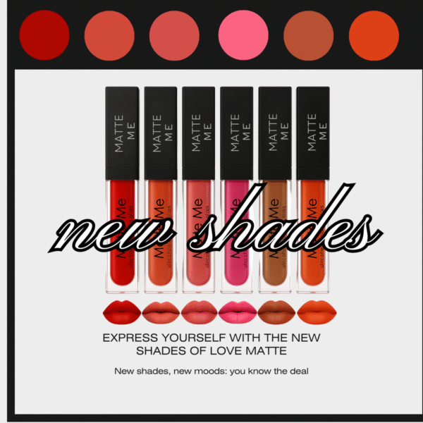 Matte Me Liquid Lipstick Set | Pack of 6 Ultra Matte Long-Lasting Lip Gloss for Women & Girls - Image 3