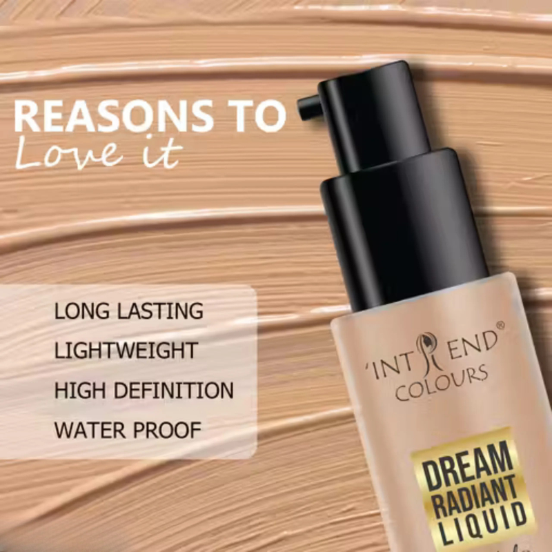 Intrend Colours Dream Radiant Liquid Foundation – 40ml - Image 2