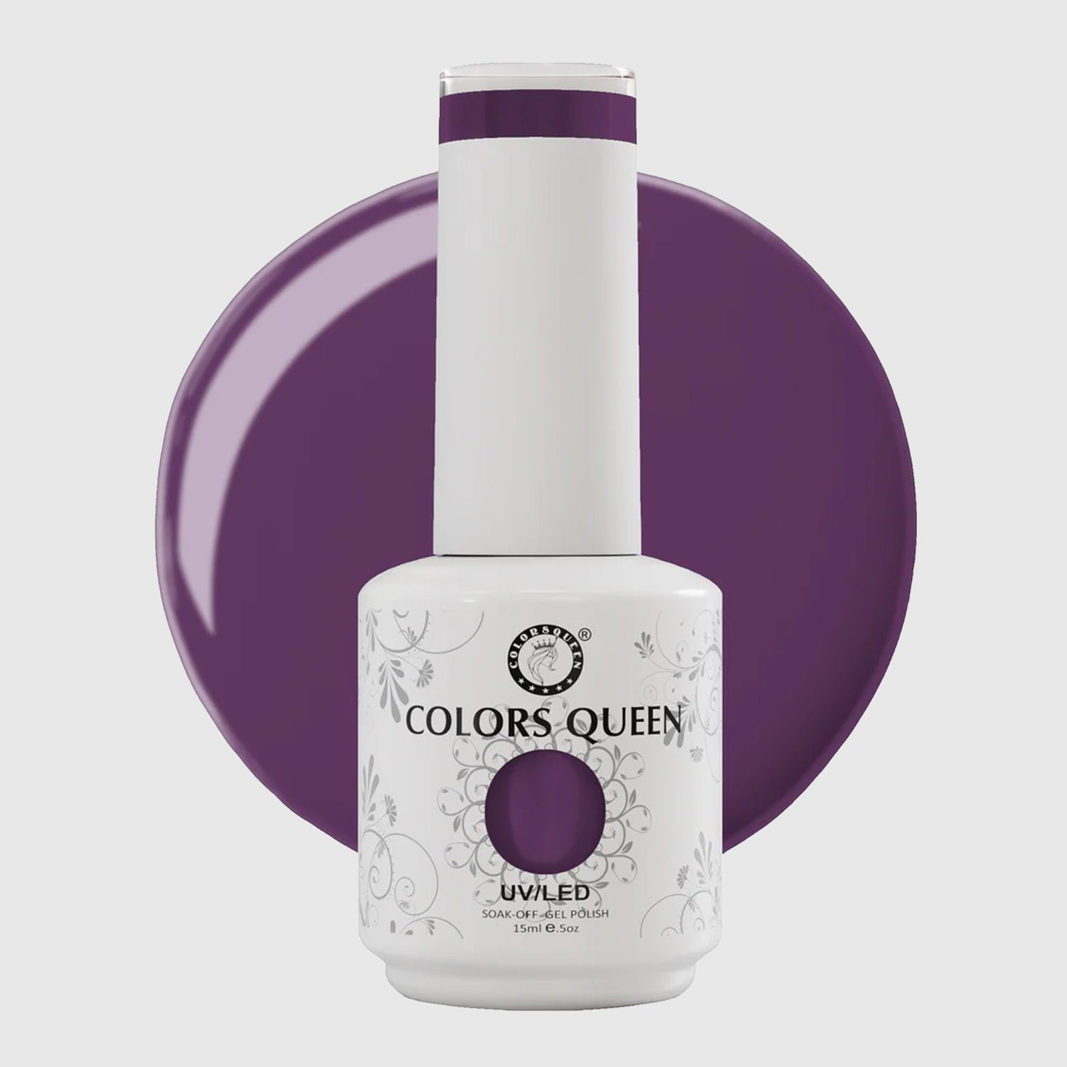 Colors Queen UV LED Soak-Off Gel Nail Paint | Professional Long-Lasting Formula (15ml) | 206