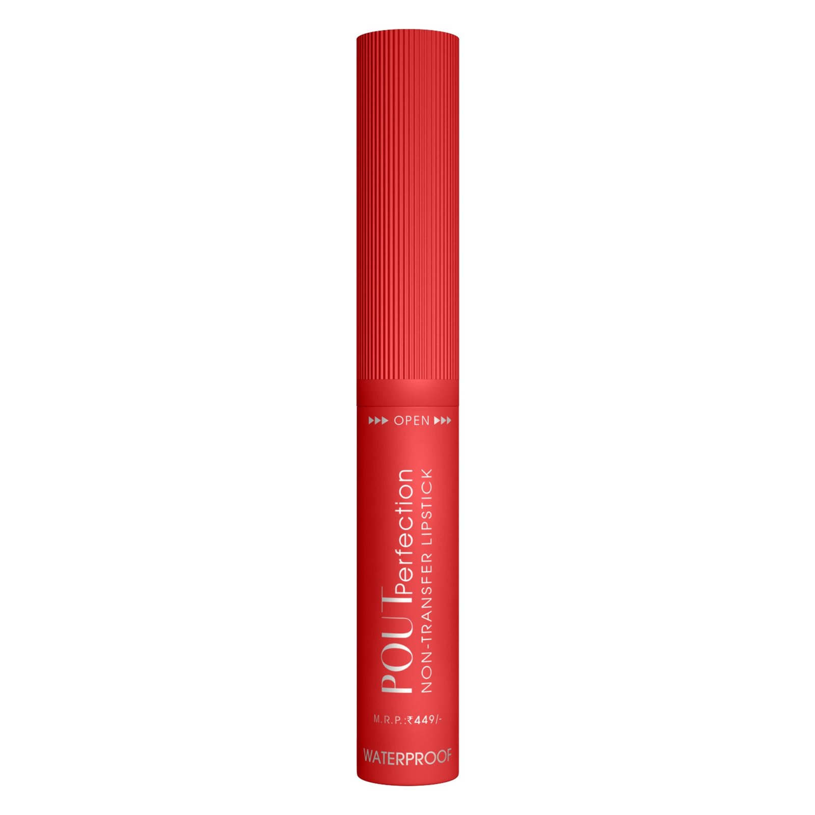 Beauty Berry Pout Perfection Non Transfer Lipstick | Fiery Red - Image 2