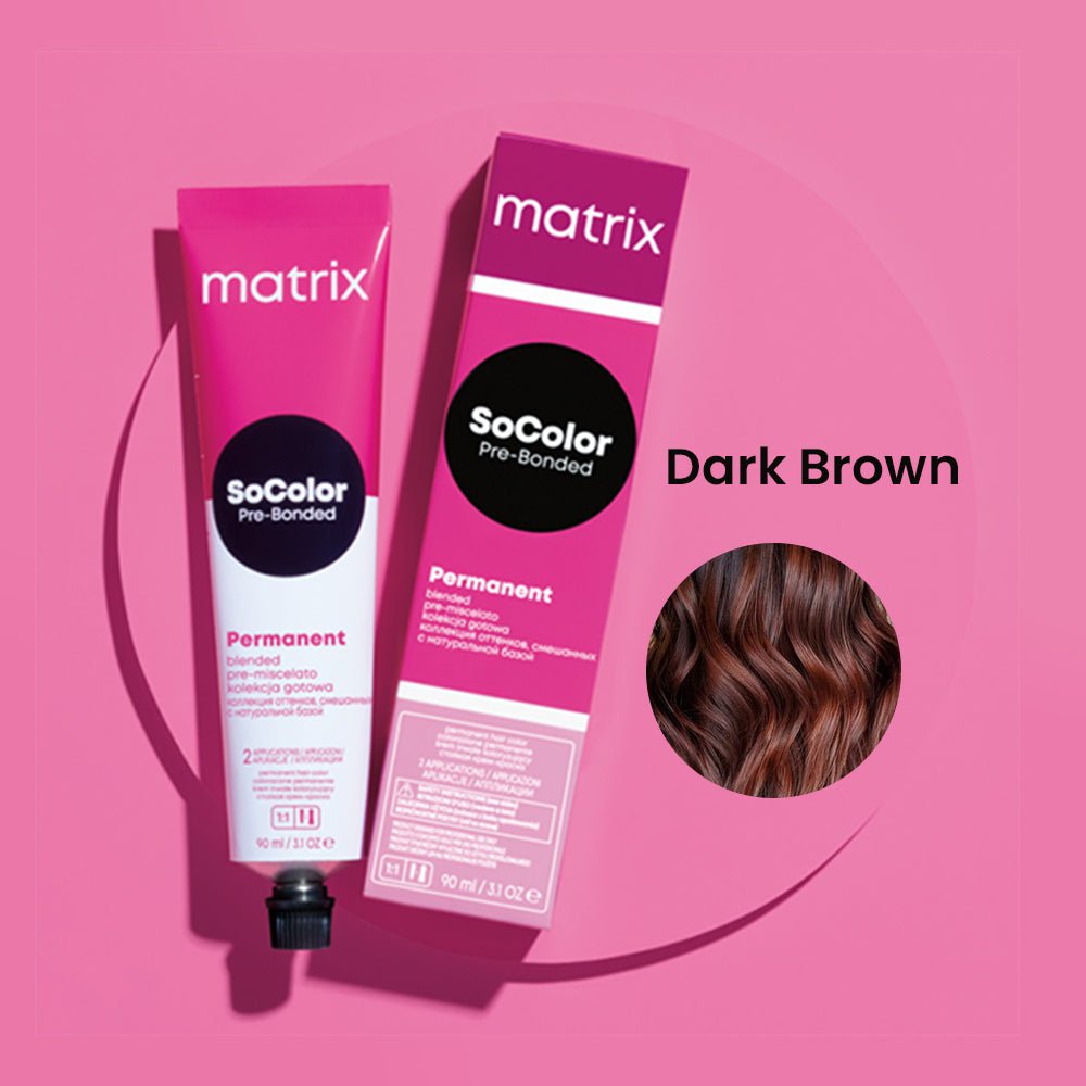 Matrix SoColor Permanent Hair Color Shade No. 3 Dark Brown – Long Lasting Grey Coverage (90g) - Image 3