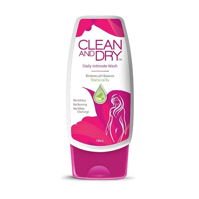 Clean & Dry Daily Intimate Hygiene Wash for Women | 190 ml