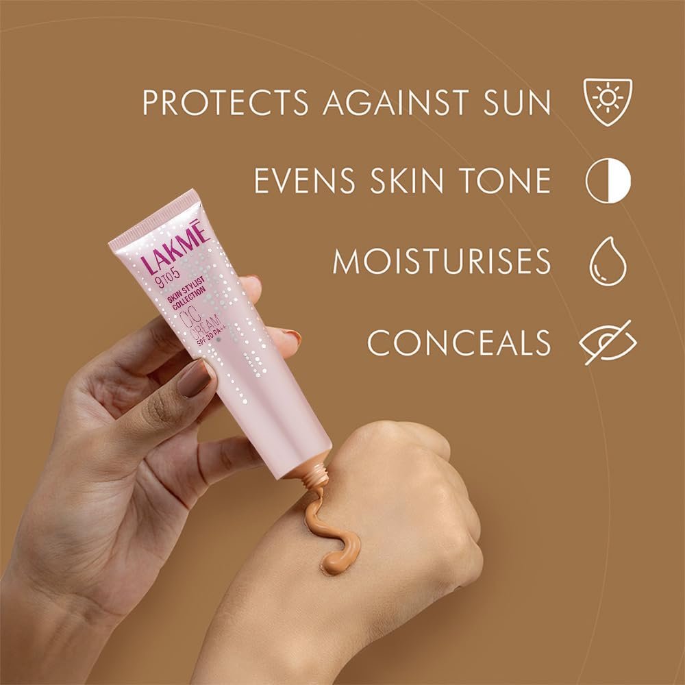 Lakme 9 to 5 CC Cream Bronze | SPF 30 PA++ | 30 g - Image 3