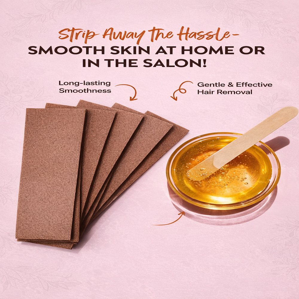 Jalandharwale Professional Non Woven Wax Strips – Gentle & Effective Hair Removal (80 Pieces) - Image 2