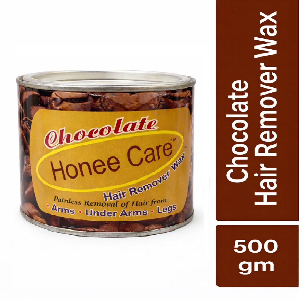 Honee Care Chocolate Hair Remover Wax 500 gm | Strong Hold Cream Wax | Use For Face & Body