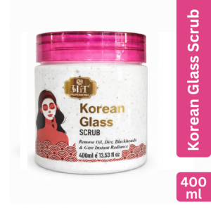 Korean Glass Scrub – Deep Cleansing Face & Body Scrub for Instant Glow (400 ml)