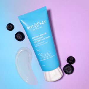 Dot & Key Barrier Repair Hydrating Gentle Face Wash with Probiotic & Hyaluronic Acid | pH 5.5 | Sulphate Free | 100 ml