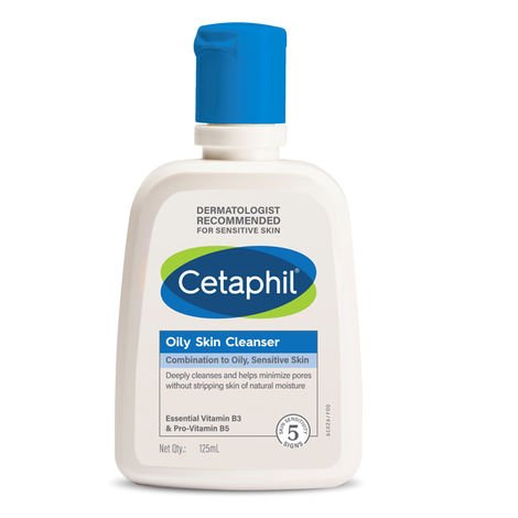 Cetaphil Oily Skin Cleanser for Combination to Oily Skin | face Wash | 125 ml