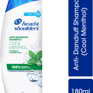 Head & Shoulders Cool Menthol Anti-Dandruff Shampoo 180 ml