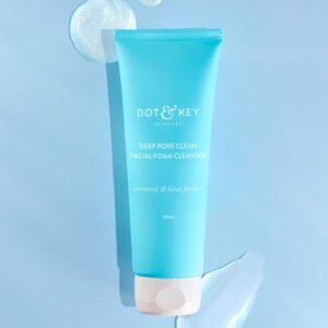 Dot & Key Deep Pore Clean Foaming Face Wash with Lactic Acid for Oily Skin | 100 ml