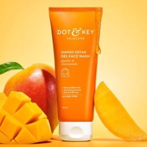 Dot & Key Mango Detan Gel Face Wash with Glycolic Acid & Niacinamide | 100 ml
