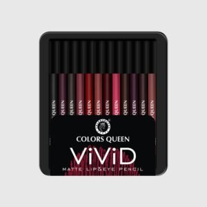 Colors Queen Vivid Matte Lip & Eye Pencil Set | Variant B