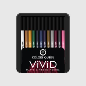 Colors Queen Vivid Matte Lip & Eye Pencil Set | Variant C